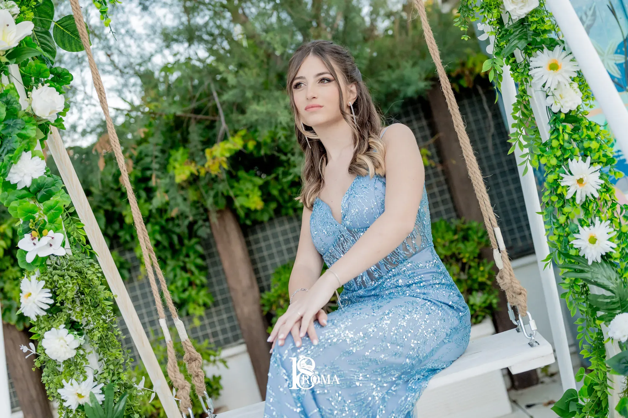 Striscia fotografica 5×15 con grafica personalizzata con nomi e data